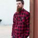 Мотосорочка Merlin AXE ZIP UP 100% KEVLAR RED LARGE