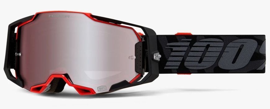Маска кроссовая 100% ARMEGA Goggle HiPER Renen - Mirror Silver Lens, Mirror Lens