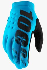 Зимние мотоперчатки 100% BRISKER Glove Turquoise S (8)