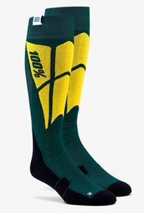 Мотошкарпетки Ride 100% HI SIDE Performance Moto Socks Green S/M