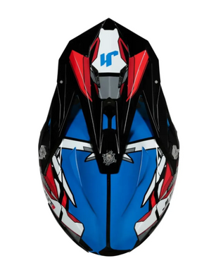 Мотошолом Just1 J39 Suppressor Red Blue Black XS