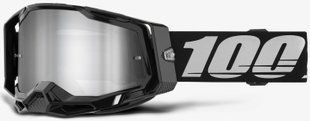 Маска кросова 100% RACECRAFT 2 Goggle Black - Mirror Silver Lens One size
