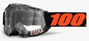 Маска кросова 100% ACCURI 2 Goggle Geospace - Clear Lens, Clear Lens