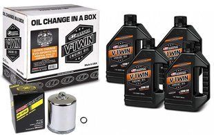Комплект для заміни оливи Maxima V-TWIN SPORTSTER Quick Change Kit - Mineral Chrome, 20w-50