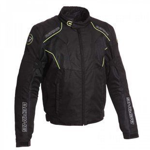 Мотокуртка BERING текстиль TIAGO black\fluorescent M