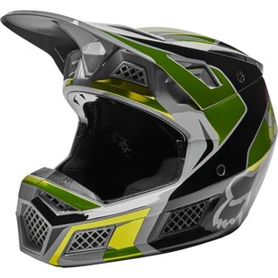 Мотошлем FOX V3 RS MIRER HELMET Flo Yellow M