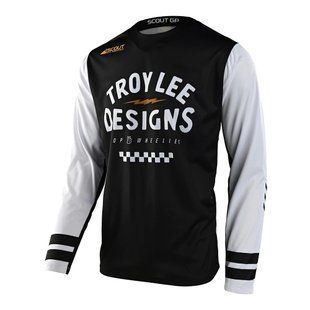 Мото Джерсі TLD Scout GP Jersey RIDE ON BLACK/WHITE L