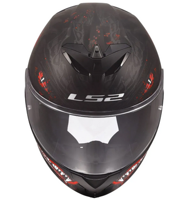 Мотошолом LS2 FF820 Rapid 3 Kaiju Black Red White S