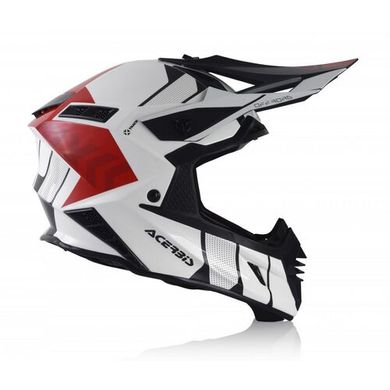 Мотошлем Acerbis X-TRACK VTR White Red M
