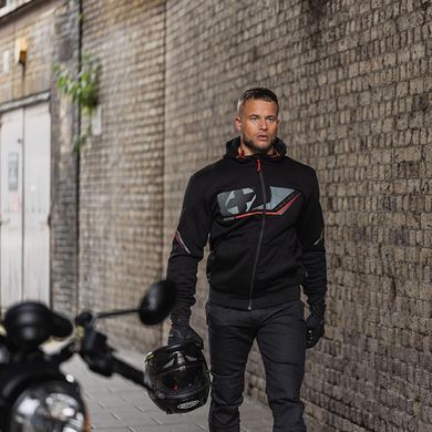 Мото кофта Oxford Super Hoodie 2.0 MS Sports Black