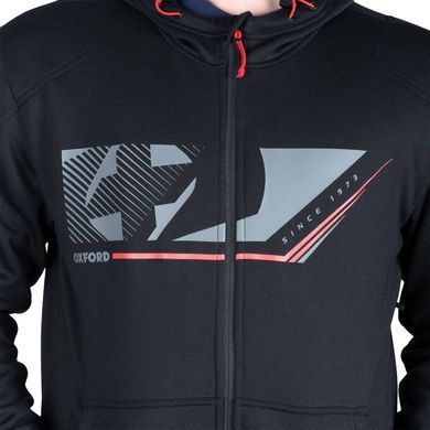 Мото кофта Oxford Super Hoodie 2.0 MS Sports Black