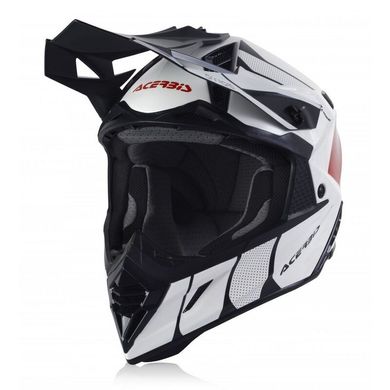 Мотошлем Acerbis X-TRACK VTR White Red S