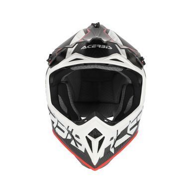 Мотошолом ACERBIS STEEL CARBON 2206 black red L