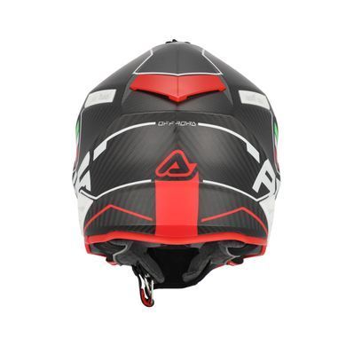 Мотошолом ACERBIS STEEL CARBON 2206 black red L