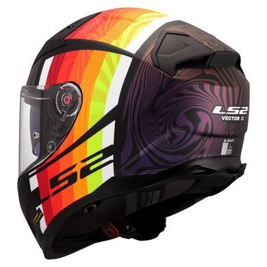 Мотошолом LS2 FF811 Vector 2 Freedom Black Chameleon L