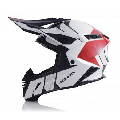 Мотошлем Acerbis X-TRACK VTR White Red XS