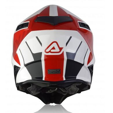 Мотошлем Acerbis X-TRACK VTR White Red XL