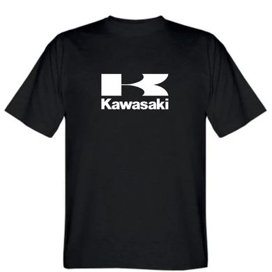 Мотофутболка Kawasaki Black White L