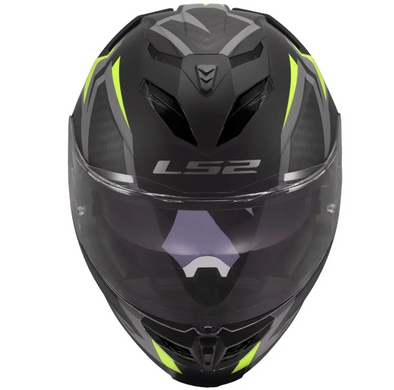 Мотошолом LS2 FF818 Storm 3 Dynamo Black Hi-Viz Yellow M