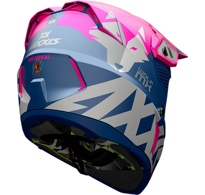 Мотошлем AXXIS WOLF Jackal C18 Matt Pink L