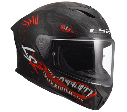 Мотошолом LS2 FF820 Rapid 3 Kaiju Black Red White S