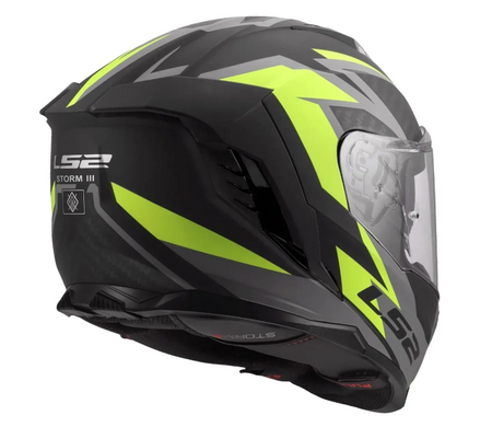 Мотошолом LS2 FF818 Storm 3 Dynamo Black Hi-Viz Yellow M