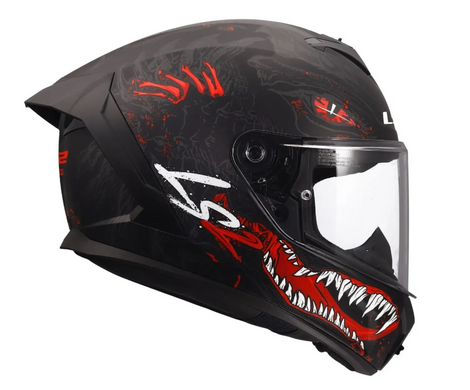 Мотошолом LS2 FF820 Rapid 3 Kaiju Black Red White S