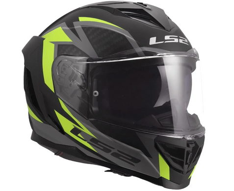 Мотошолом LS2 FF818 Storm 3 Dynamo Black Hi-Viz Yellow M