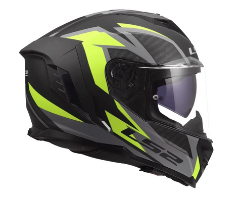 Мотошолом LS2 FF818 Storm 3 Dynamo Black Hi-Viz Yellow M