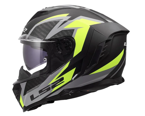 Мотошолом LS2 FF818 Storm 3 Dynamo Black Hi-Viz Yellow M