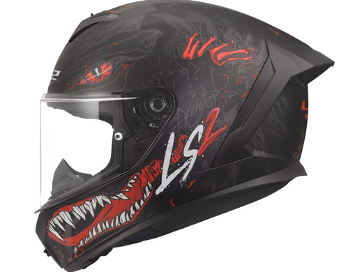 Мотошолом LS2 FF820 Rapid 3 Kaiju Black Red White S