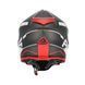 Мотошолом ACERBIS STEEL CARBON 2206 black red L