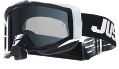 Маска кроссовая Just1 Goggle Iris 2.0 Logo White - Black Mirror Silver Lens