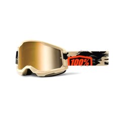 Мотоочки 100% STRATA Goggle II Kombat - True Gold Lens