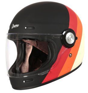 Мотошолом Origine Vega Primitive Orange Red Black Matt