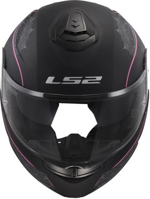 Мотошлем LS2 FF908 Strobe II Lux Matt Black Pink XXXL