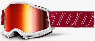 Маска кросова 100% ACCURI 2 Goggle Redline Mirror Red Lens