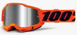 Маска кросова 100% ACCURI 2 Goggle Neon Orange - Mirror Silver Lens, Mirror Lens