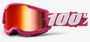 Маска кросова 100% STRATA 2 Goggle Fletcher - Mirror Red Lens, Mirror Lens