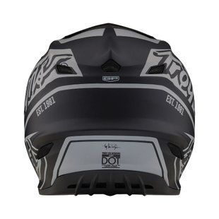 Мотошолом TLD GP HELMET SLICE BLACK/GRAY LG