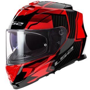 Мотошолом LS2 FF800 Storm 2 Tracker Black Red XS