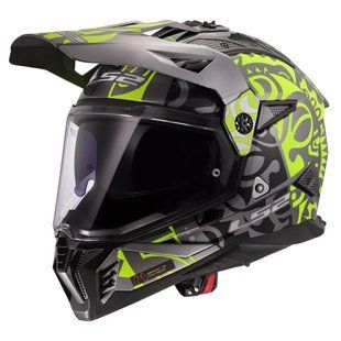 Мотошолом LS2 MX702 Pioneer 2 Rangi Hi-Vis Yellow L