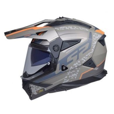 Мотошлем LS2 MX702 Pioneer 2 Devor Matt Sand 06 L