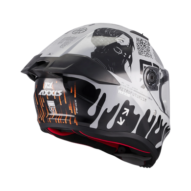 Мотошолом AXXIS FF132 FENIX CYBERPUNK C4 GLOSS XS