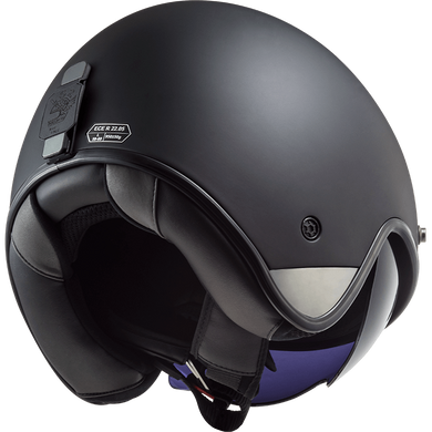 Мотошлем LS2 OF601 Bob Solid Matt Black