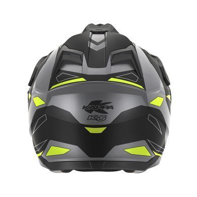 Мотошолом Kappa KV33F Wizard Matt Grey Black Yellow M