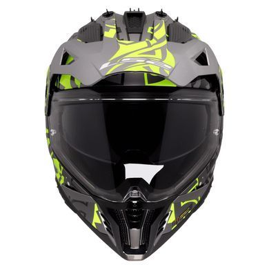 Мотошлем LS2 MX702 Pioneer 2 Rangi Hi-Vis Yellow L