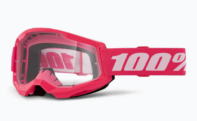 Маска кросова 100% STRATA Goggle II Pink - Clear Lens