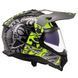Мотошлем LS2 MX702 Pioneer 2 Rangi Hi-Vis Yellow L