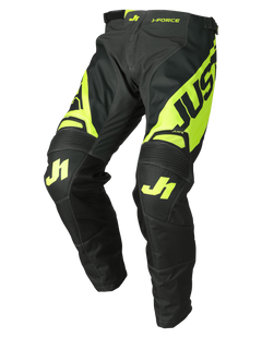 Мотоштани Just1 J-Force Vertigo Pants Grey - Yellow Fluo M